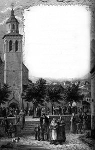 La famiglia di Bernadette Soubirous a Lourdes, Hautes Pyrenees da French School