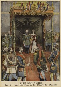 Il primo giorno del nuovo anno alla Corte Imperiale di Russia da French School