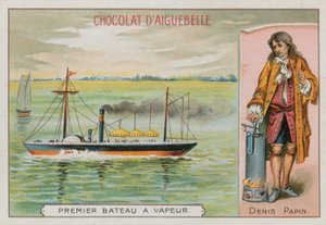 La prima barca a vapore e Denis Papin, pioniere francese del vapore del XVII-XVIII secolo
