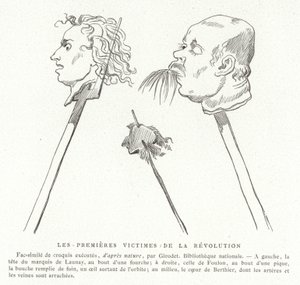 Le prime vittime della Rivoluzione Francese, luglio 1789 da French School