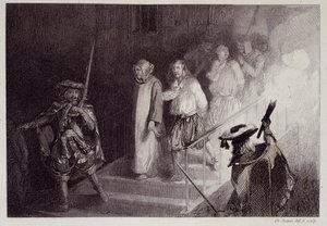 I quattro gentiluomini bretoni della cospirazione di Cellamare da French School