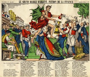 Il grande diavolo del denaro, capo della finanza da French School
