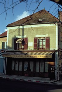 La casa in cui visse Vincent van Gogh nel 1890 da French School