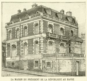 La casa del Presidente della Francia a Le Havre da French School