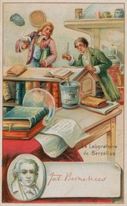 Il laboratorio del chimico svizzero Jöns Jacob Berzelius da French School