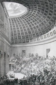 Il teatro delle lezioni, modellato sul Pantheon di Roma, da 