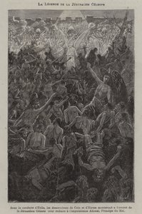 La leggenda della Gerusalemme Celeste (incisione) da French School