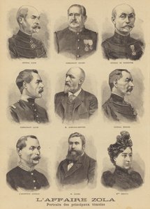Il processo per diffamazione di Emile Zola da French School