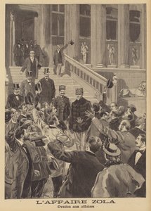 Il processo per diffamazione di Emile Zola da French School
