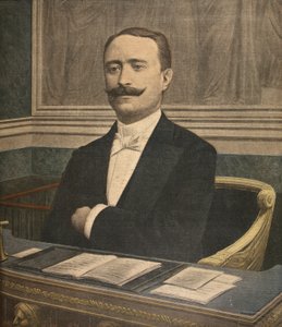 Il nuovo presidente della Chambre des Deputes: Paul Deschanel, illustrazione da Le Petit Journal: Supplement illustre, 26 giugno 1898