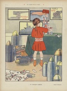 Il palazzo della pace. Illustrazione per Le Rire (litografia a colori)