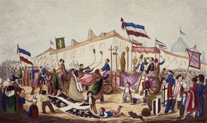 I resti della superstizione trascinati alla Convenzione, nov. 1793