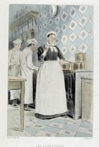 I domestici: il cuoco - in "I nostri contemporanei" di Octave Uzanne da French School