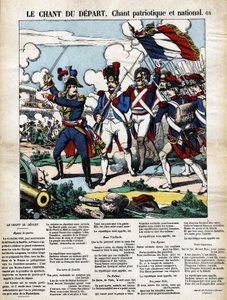 La canzone della partenza, canzone patriottica e nazionale