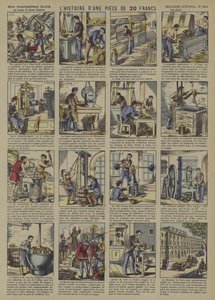 La storia di una moneta da 20 franchi da French School