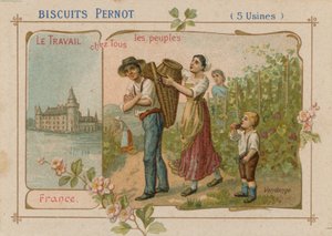 Il lavoro del popolo illustrazione su un