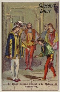 Il giovane Bayard legato alla casa di Carlo VI da French School