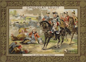 Il giovane de Thianges, soldato francese da French School