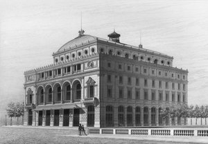Teatro Lyrique, ora il Teatro de la Ville, Place du Chatelet, Parigi da French School