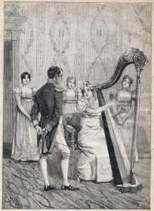 Teatro de la Porte Saint Martin dove viene rappresentato un dramma intitolato "Napoleon", in "Le Petit Parisien" del 17/12/1893 (incisione) da French School
