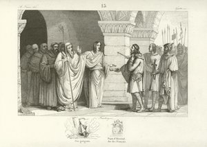 Teodorico III, re dei Franchi da French School