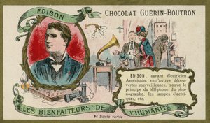 Thomas Edison, inventore americano da French School