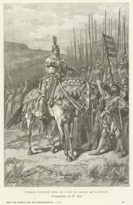 Thomas Epinhem lanciò in aria il bastone che teneva da French School
