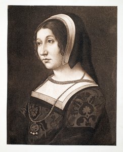 Pensato per essere Margaret Tudor, figlia di Enrico VII, Regina di Scozia, c.1520, pub. 1902 da French School