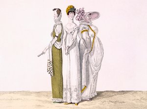 Tre Grazie parigine, tavola 16 da Le Bon Genre, c.1810 da French School