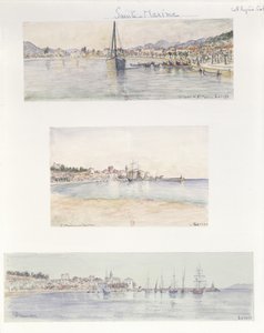 Tre vedute di Sainte Maxime