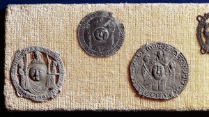 Tre placche di pellegrinaggio di San Giovanni d