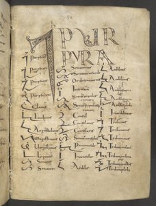Manoscritto Tironiano, MS 37518 f.27r, Parigi, Saint-Germain-des-Prés da French School