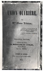 Frontespizio di Union Ouvriere di Flora Tristan, pubblicato nel 1844 da French School