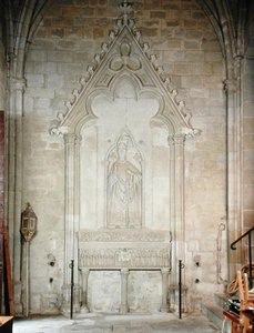 Tomba del Vescovo Radulphe (m.1266) nella Cappella Radulphe da French School