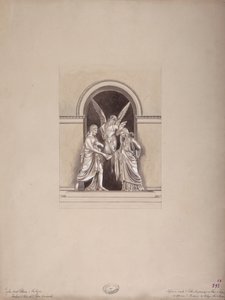 Tomba di Felix ed Elisa Baciocchi, Basilica di San Petronio, Bologna, c.1900-20 da French School