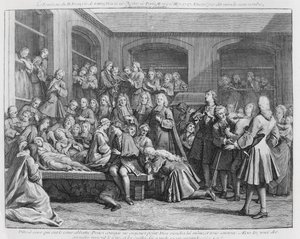 Tomba di François de Paris a Saint Medard da French School