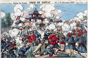 Guerra del Tonchino: cattura di Sontay, 16 e 17 dicembre da French School