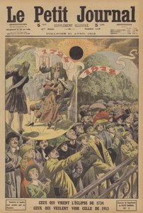 Eclissi solari totali nel 1724 e 1912 da French School