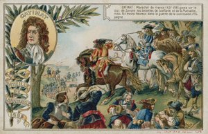 Carta commerciale con immagine della Battaglia di Marsaglia