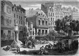 Trasformazioni di Parigi sotto il Secondo Impero, Haussmann Parigi: demolizione dei teatri del Tempio per l