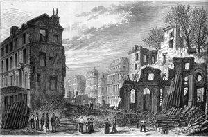 Trasformazioni di Parigi sotto il Secondo Impero, Parigi haussmanniana: apertura del boulevard Saint-Germain da French School