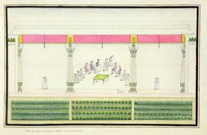 Trattato del Nawab con i britannici a Benares nel 1765 a cui Gentil era presente da The Gentil Album, pubblicato nel 1774