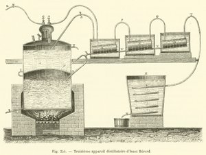 Terzo apparecchio distillatorio di Isaac Berard da French School