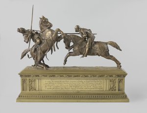Due cavalieri combattenti, conosciuti come 
