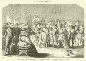Un Bal a la cour de Henri III (incisione)
