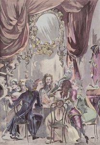 Una Cena del Reggente al Palais-Royal da French School