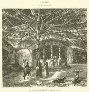 Un angolo del bazar di Gallipoli da French School