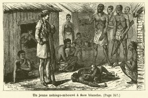 Un jeune nshiego-mbouve a face blanche