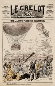 Une Alerte, Place du Carrousel, da Le Grelot, 3 novembre da French School