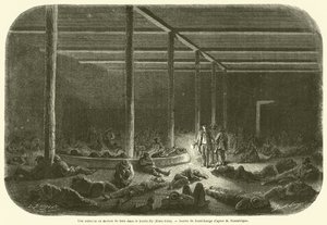 Una locanda o casa di legno nel Kentucky (Stati Uniti)